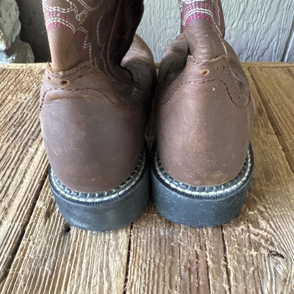 Justin Boots Women's Gypsy Gemma Aged Bark Western Cowboy Boots Size 9.5 B L9903 - Picture 7 of 9